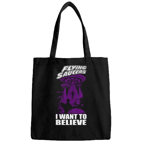 Aliens UFO I Space Area 51 Alien Roswell Conspiracy 2 Bags