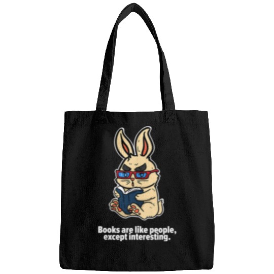 Book Fun Rat Bookworm Lesefan Rabbit Bags