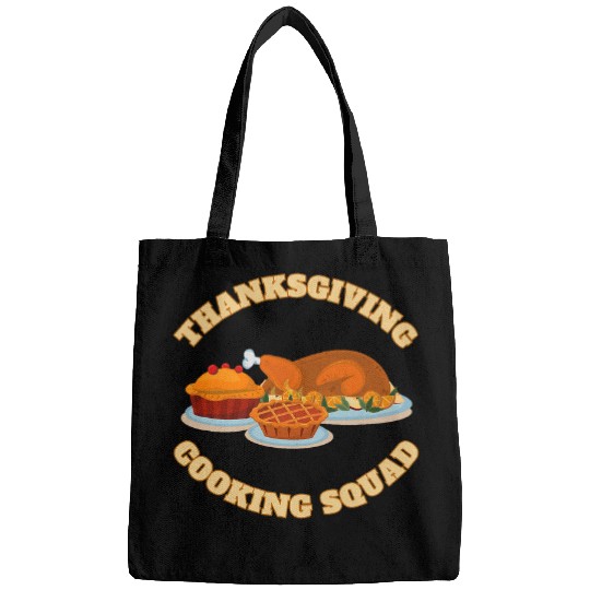 Fun Thanksgiving Cooking Squad Family Photo Chef Turkey Pie Bags