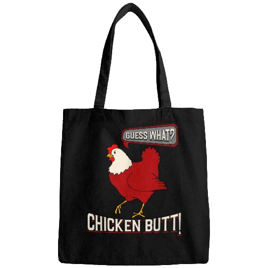 Chicken Pet Guess What Chicken Butt Funny Chicken Farm Lover Bags