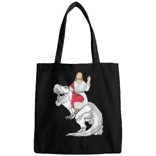 Dinosaur Pet Jesus Riding Dinosaur T rexs Jesus Christian 31 Bags