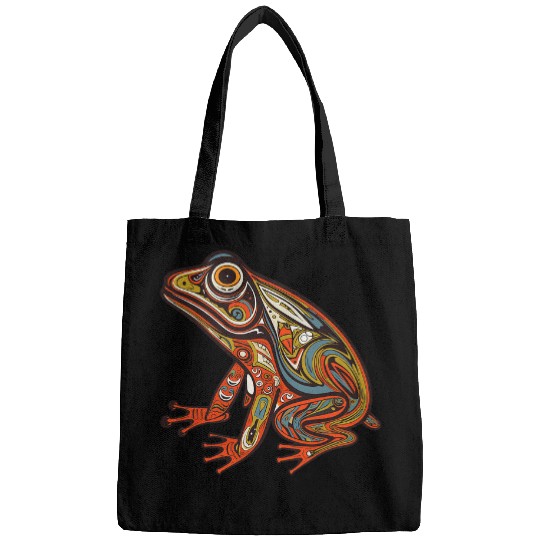 Frog Pet Native American Indian Style Art Pacific Northwest 0 Bags
