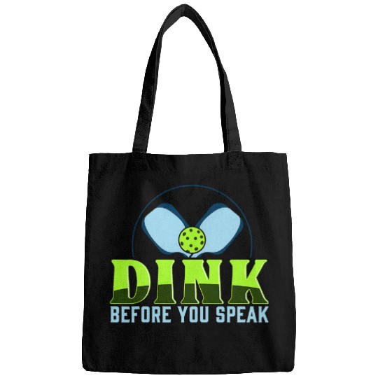 Discover Sport Pickleball Dink b4 funny pickleball gift cute match gift man woman Bags