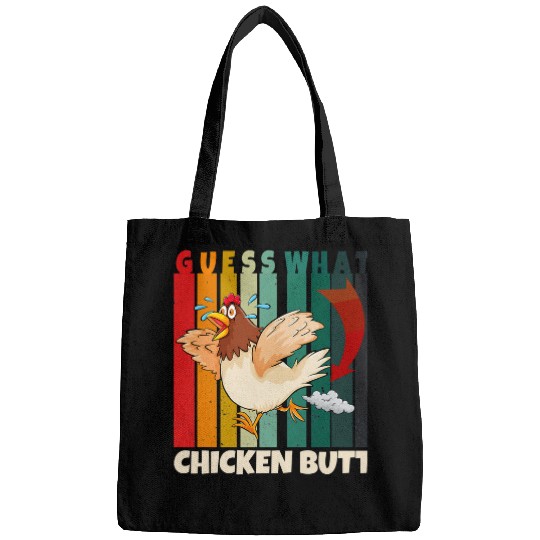 Chicken Pet Guess What Chicken Butt Funny 8 0 Bags