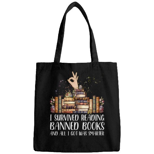Book Fun Bookaholic I Read Banned Books Funny Bags
