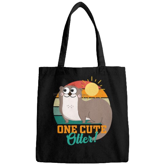 Otter Pet Otters Gifts Kids Women Men Children World Otter Day Bags