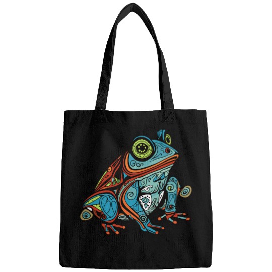 Frog Pet Native American Indian Style Art Pacific Northwest 1 Bags