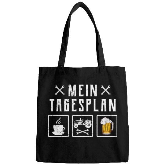 Tractor Fun driving Mens Tractor Agricultural Mechanic Agriculture Daily Plan Bags