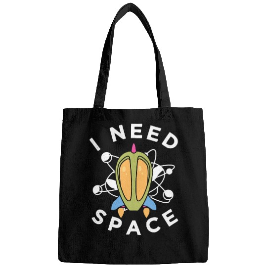 Aliens UFO I Need Space Spaceship UFO Flying Saucer Spacecraft Bags