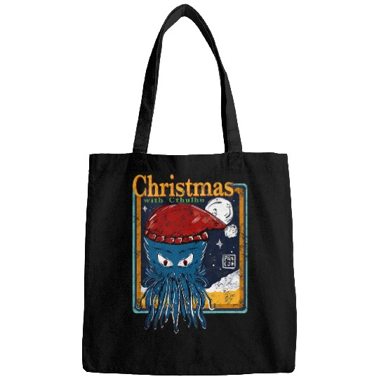Octopus Pet Cthulhu Christmas Funny Giant Squid vintages Monster Movie Bags