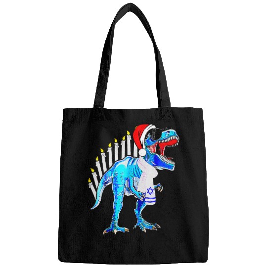 Dinosaur Pet Hanukkah Dinosaur Stegosaurus Dino Menorah Chanukah Bags