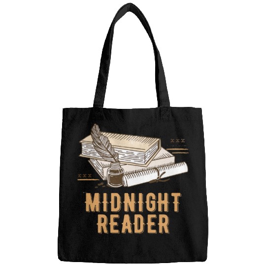 Midnight Reader Bookworm Reading Coachs Book Lover 2 Bags