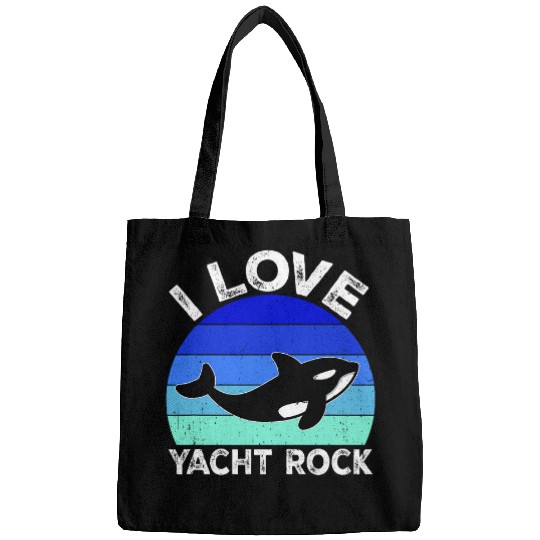 Whale Pet Orca Yacht Rock Music And Orca Whales Funny Orca Bags