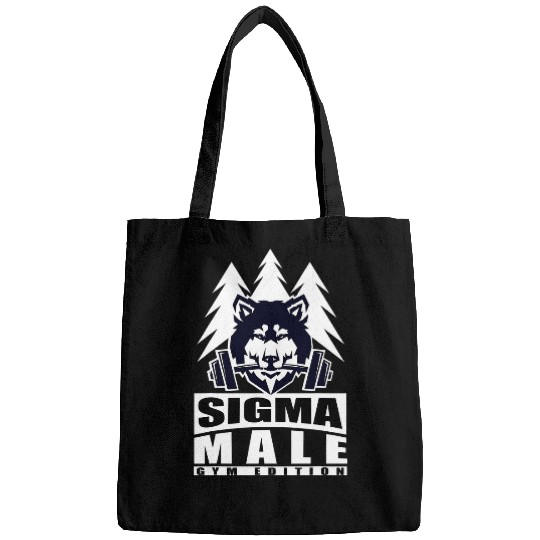 Sigma Male Grindset Weightlifting Fitness Gym Edition Bags
