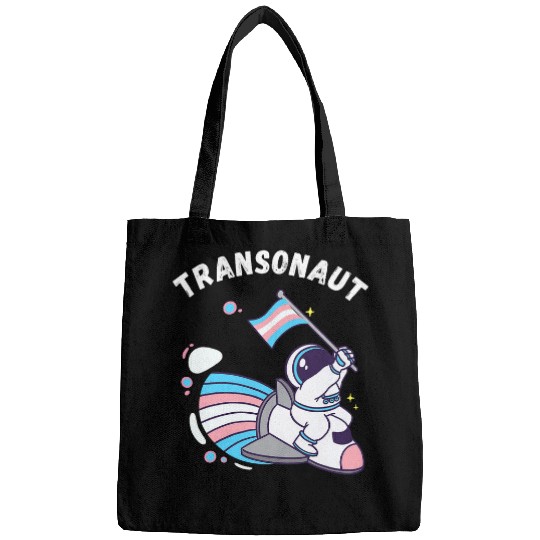 Astronaut Job Transgender Flag LGBTQ Astronaut Trans Pride Transgender 1 Bags