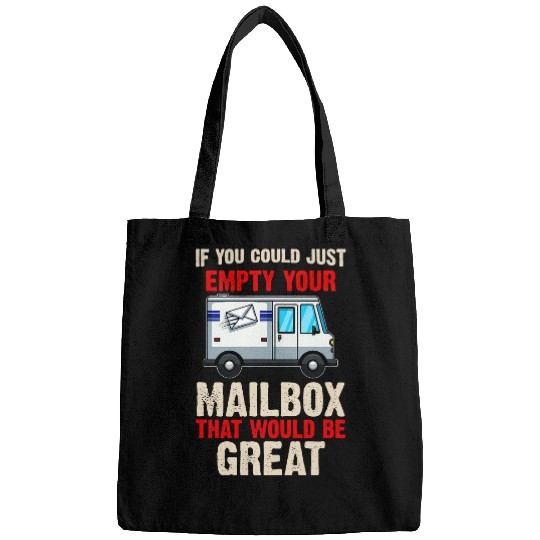 Postal Worker Job If you could just empty Your Mailbox that would be great 1 Bags