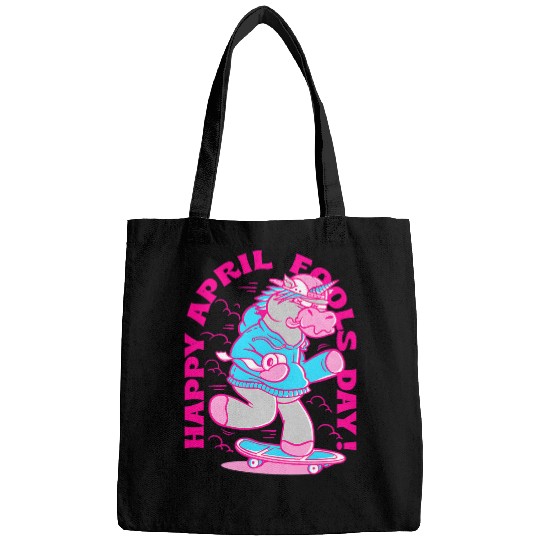 Unicorn Pet happy April Fools Day unicorn funny Bags