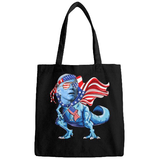 Dinosaur Pet Joe Biden Dinosaur T rexs 4th Of July America BidensaurusRex Bags