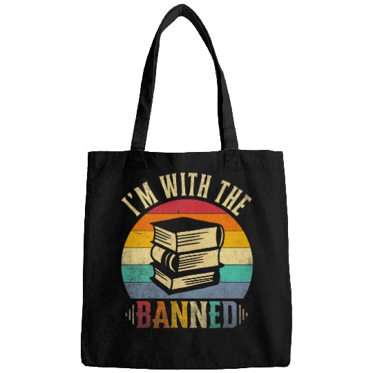 Book Fun Im With The Banned Books Tee I Read Banned Books Lovers 9 Bags