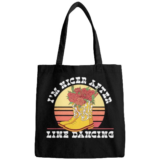 Line Dancing Dance Teacher Im Nicer After Line Dancing Bags