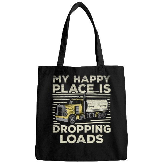 Truck Fun 18 Wheeler Tanker Truck Design for Semi Truck Driver Bags