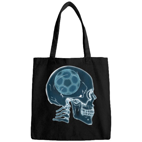 Skull Funny Soccer Players Game Day Coachs Men Women Boys kid Bags