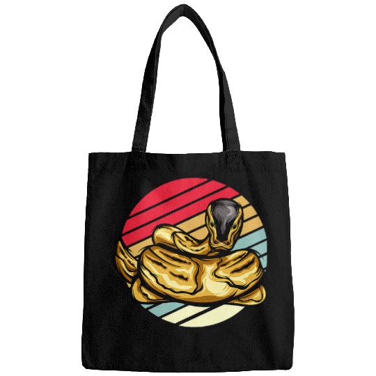 Python Pet ball python coral python noodle reptile snake animal retro Bags