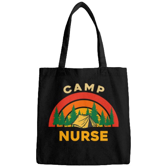 nurses Job Funny Camp nurses Matching nurses Camping Lover Summer Camp Bags