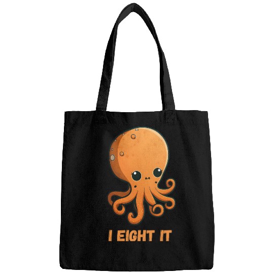 Octopus Pet I Eight It Octopus Squid Coral Tentacles Calamar Bags