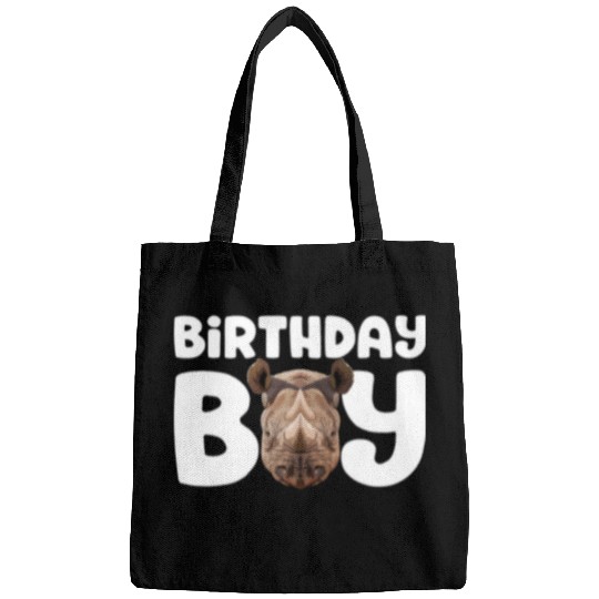Rhino Pet Birthday Boy Party Animal Kids Rhinoceros Birthday Bags