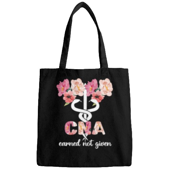 nurses Job Earned Not Given CNA nurses Certified Nursing Assistant Bags