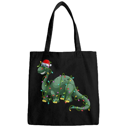 Dinosaur Pet Christmas Light Long Neck Dinosaur Pajama Santa Hat 1 Bags