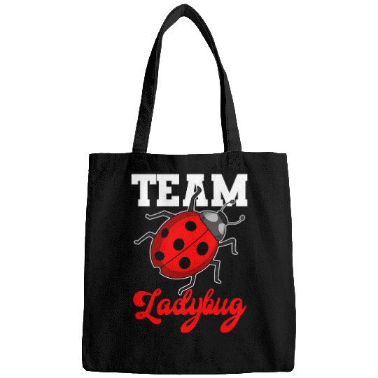 Entomologist Team Ladybug Scientist Entomology Insect Lover Bags