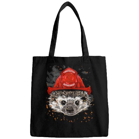 Hedgehog Pet Firefighter Hedgehogs Fires Department Fireman Animal Lover 27 Bags