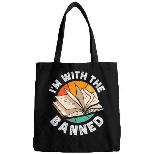 Book Fun Im With The Banned Books 4 Bags