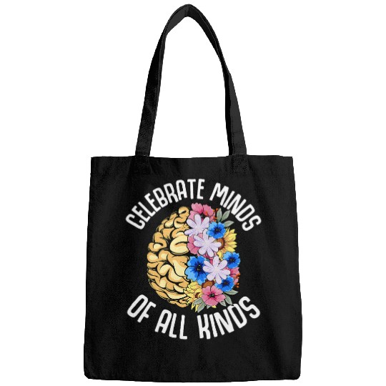 Autism Puzzle Celebrate Minds Of All Kinds Neurodivergent Autism ADHD Bags