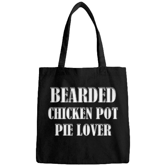 Chicken Pet Bearded Chicken Pot Pie Lover Beard Foodie Cook Chef Bags