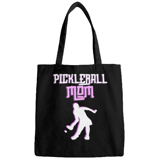 Sport Pickleball Pickleball Mom white Light Pink Mothers Day Gift for Mom Bags
