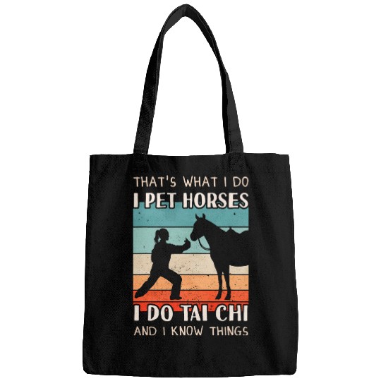 Horse Pet Tai Chi Outfit Horse Design Women Tai Chi Bags