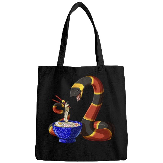 Snake Pet Funny Japanese Kawaii Ramen Snake Coral Snake Bags