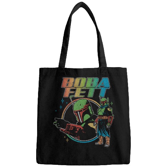 Book Fun Star Wars The Book Of Boba Fett Rainbow Logo Bags