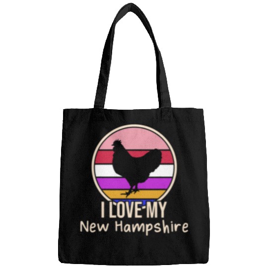 Chicken Pet I love my New Hampshire Bags