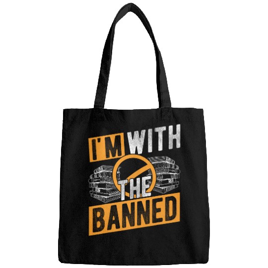 Book Fun IM WITH THE BANNED frees Speech Advocacy Bags
