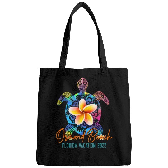 Turtle Pet Ormond Beach Florida Turtle Family Vacation Matching Bags