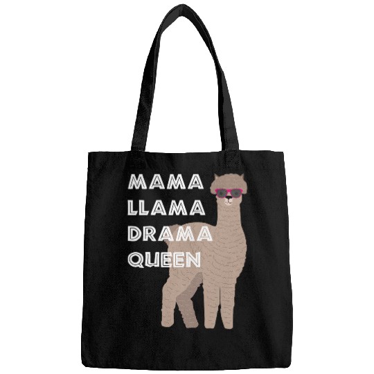 Llama Pet Mama Llama Drama Queen Mom Mothers Day Bags