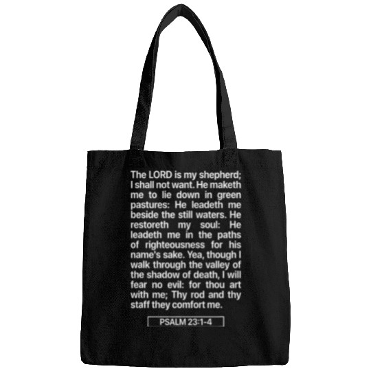 Book Fun The Lord is My Shepherd Psalm 3 The Book of Psalms 0048 Bags