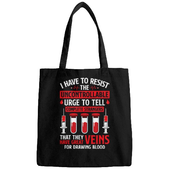 nurses Job Resist Funny Phlebotomy Technician Phlebotomist nurses Women Bags
