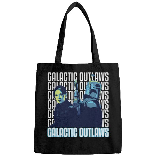 Book Fun Star Wars The Book Of Boba Fett Galactic Outlaws Stacks Logo Bags