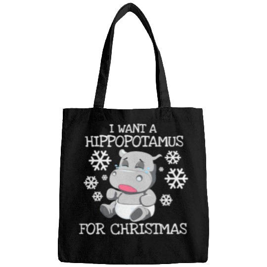 Hippo Pet I Want A Hippopotamus For Christmas xmass Pajama Costume 19 Bags