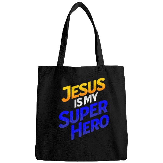 Book Fun Jesus Is My Superhero Comic Book Christian Bags